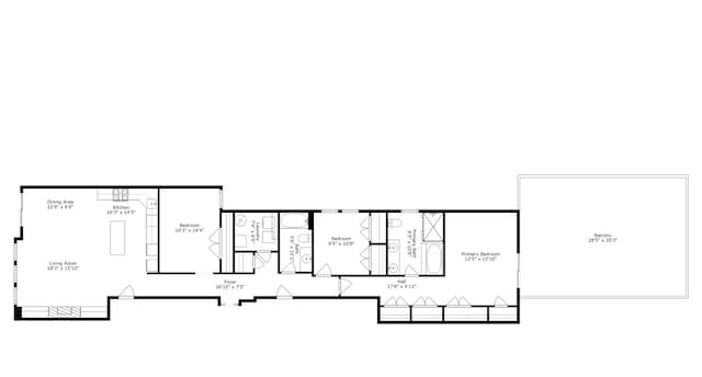 1359 W Fullerton Ave Unit 2E, Chicago, IL 60614 - home floor plan