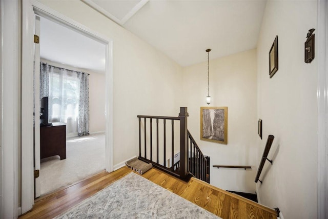 2121 Pepperwood Ln Unit 0, Glendale Heights, IL 60139 - stairway with wood finished floors and baseboards