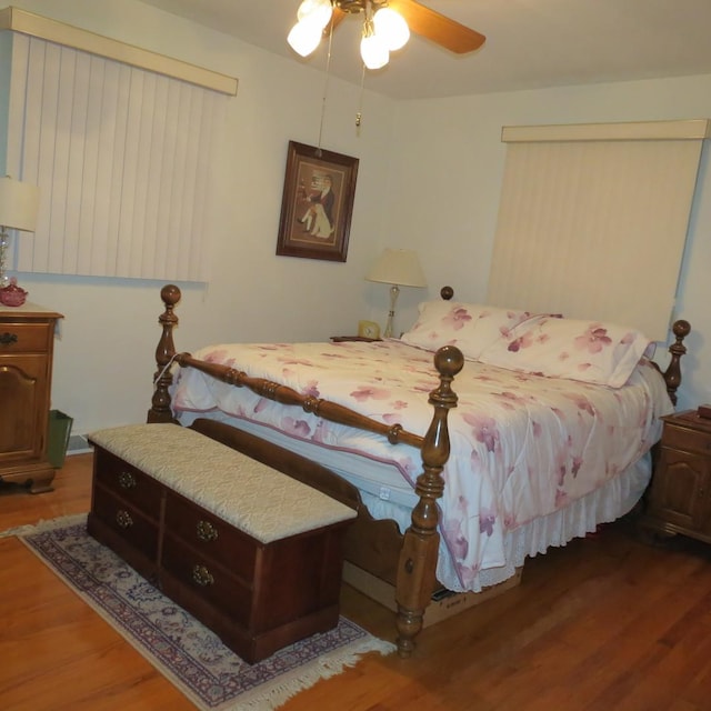206 Vermont St, Momence, IL 60954 - bedroom featuring wood finished floors and ceiling fan