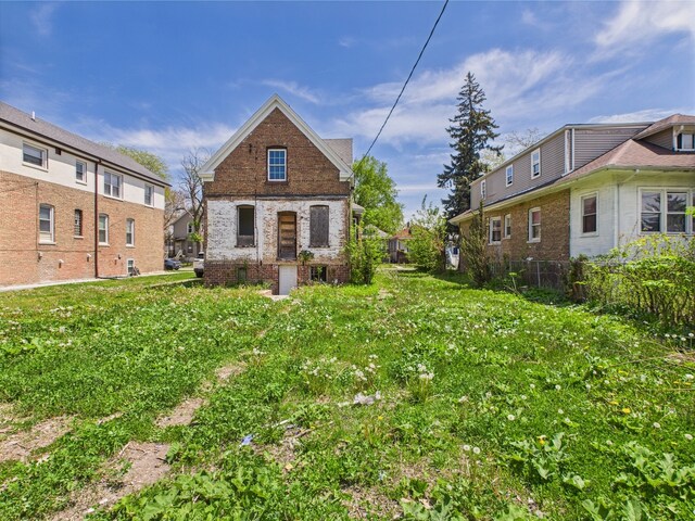 8432 S Sangamon St, Chicago, IL 60620 - back of property featuring brick siding and fence