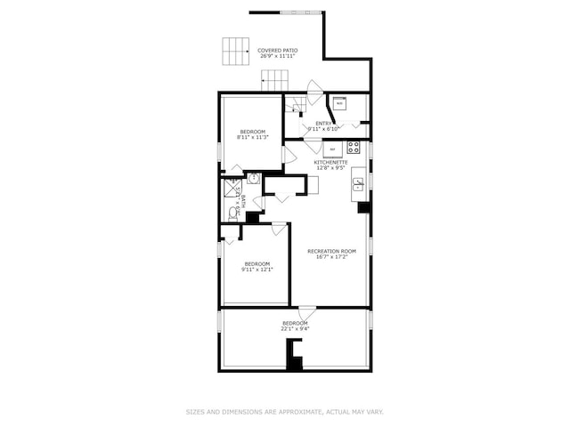 5351 N Kimball Ave, Chicago, IL 60625 - room layout