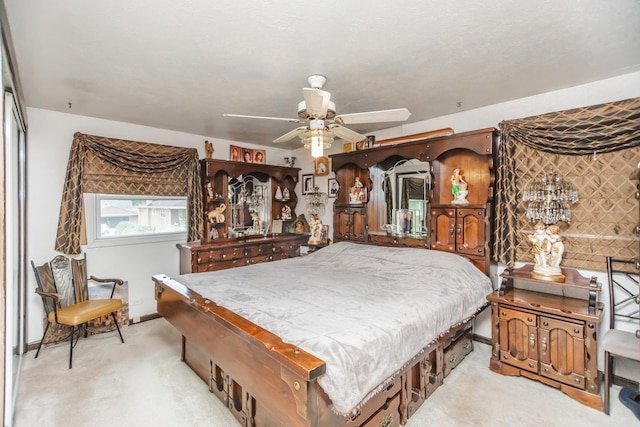 5938 W 83rd St, Burbank, IL 60459 - carpeted bedroom with ceiling fan