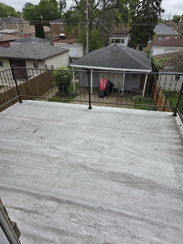 10421 S Prairie Ave, Chicago, IL 60628 - view of wooden deck