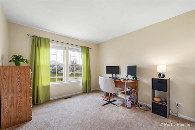 553 S Haverhill Ln, South Elgin, IL 60177 - office featuring carpet flooring and baseboards
