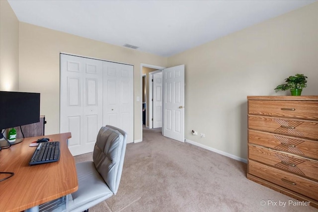 553 S Haverhill Ln, South Elgin, IL 60177 - office area with baseboards and carpet flooring