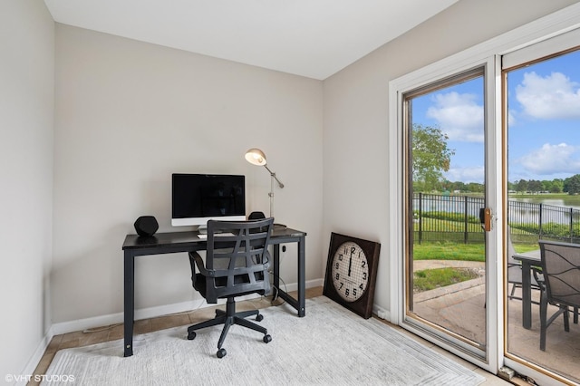4141 Rutgers Ln, Northbrook, IL 60062 - office with baseboards