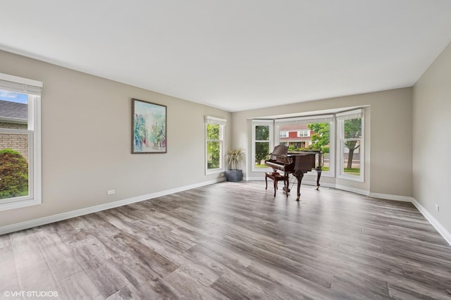 4141 Rutgers Ln, Northbrook, IL 60062 - unfurnished room with wood finished floors and baseboards