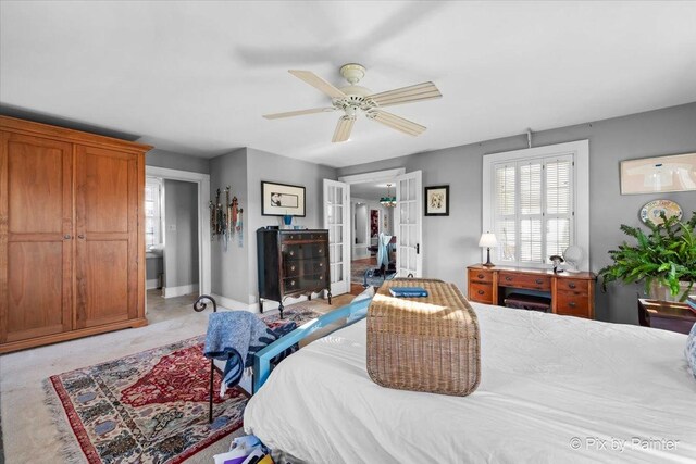 3N369 Lafox Rd, Saint Charles, IL 60175 - bedroom with ceiling fan and baseboards