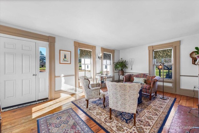 3N369 Lafox Rd, Saint Charles, IL 60175 - living area with hardwood / wood-style flooring and plenty of natural light