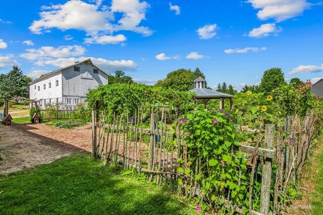 3N369 Lafox Rd, Saint Charles, IL 60175 - view of yard with a gazebo and fence