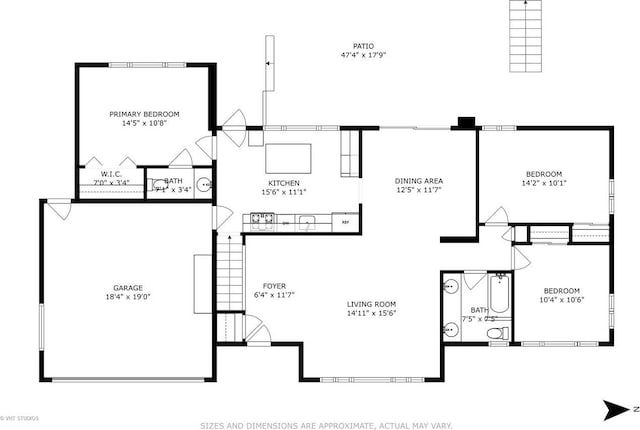 5654 N Manor Ln, Norwood Park, IL 60631 - view of room layout