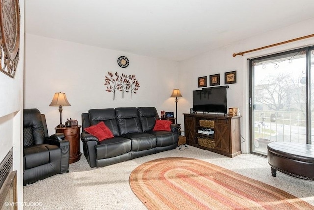 214 E Bailey Rd Unit J, Naperville, IL 60565 - view of carpeted living room
