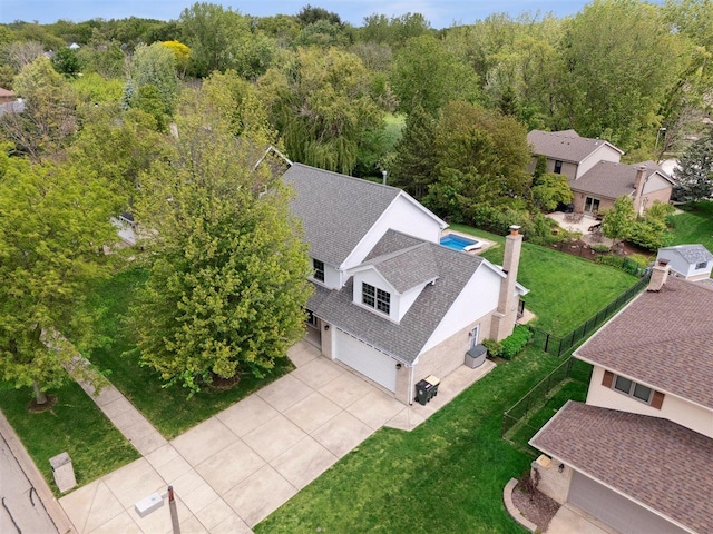 9013 Charing Cross Rd, Woodridge, IL 60517 - view from above of property