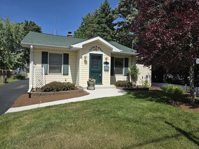 376 Douglas Ave, Crystal Lake, IL 60014 - bungalow-style home featuring roof with shingles and a chimney