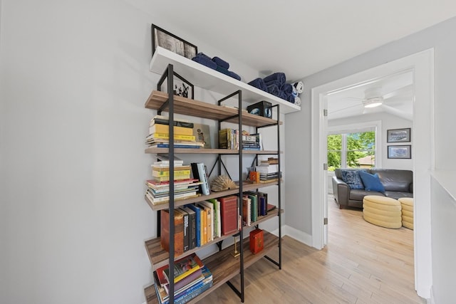 340 S Grant St, Westmont, IL 60559 - corridor with wood finished floors and baseboards