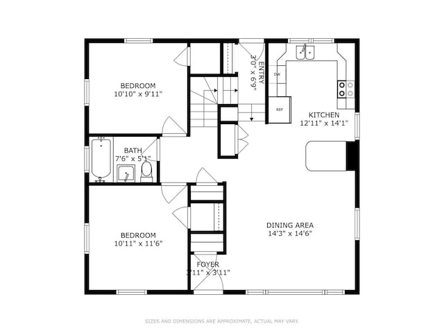 340 S Grant St, Westmont, IL 60559 - property floor plan