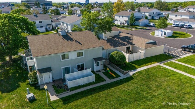 1565 Cornell Pl, Hoffman Estates, IL 60169 - aerial perspective of suburban area