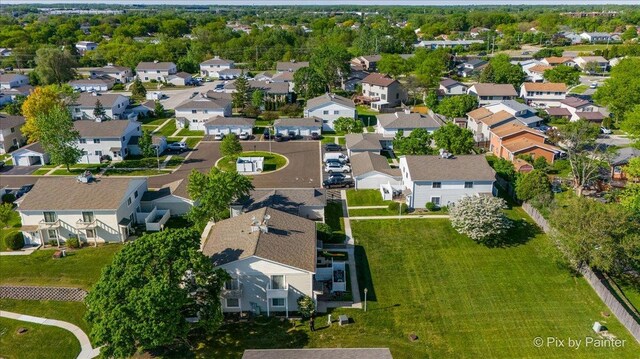 1565 Cornell Pl, Hoffman Estates, IL 60169 - aerial overview of property's location with nearby suburban area