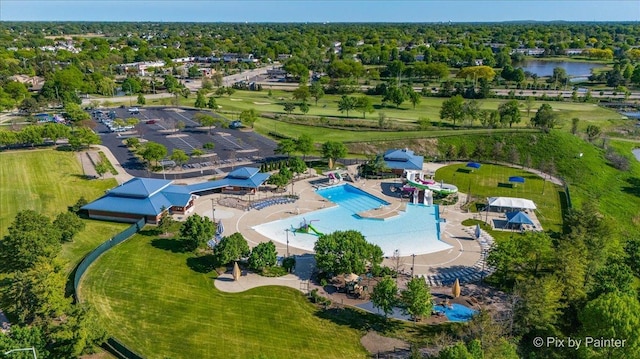 1565 Cornell Pl, Hoffman Estates, IL 60169 - bird's eye view of a large body of water