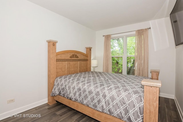 253 Edgewater Dr, Bloomingdale, IL 60108 - bedroom with dark wood-style flooring