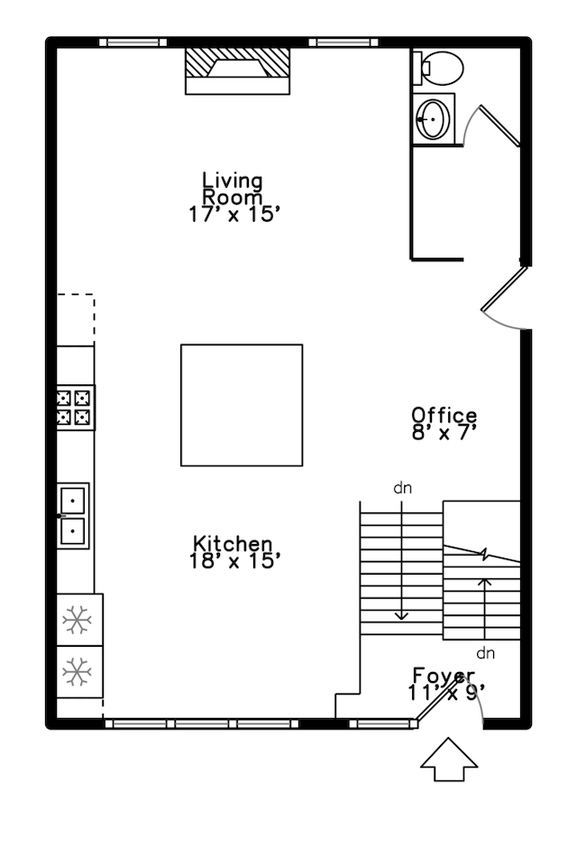 1529 W Chestnut St Unit 102, Chicago, IL 60642 - property floor plan