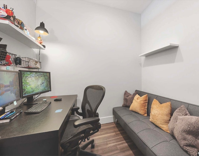 500 W Superior St Unit 808, Chicago, IL 60654 - office featuring wood finished floors and baseboards