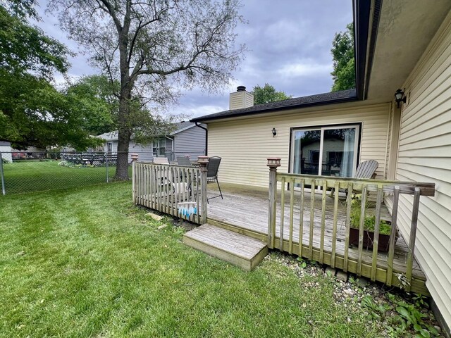2702 Worcester Dr, Champaign, IL 61821 - view of wooden deck