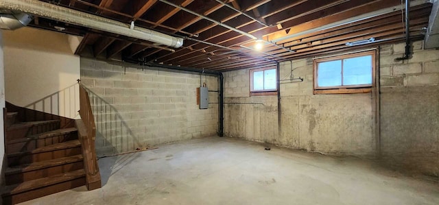 2338 S Canal St Unit H, Chicago, IL 60616 - below grade area with stairs and electric panel