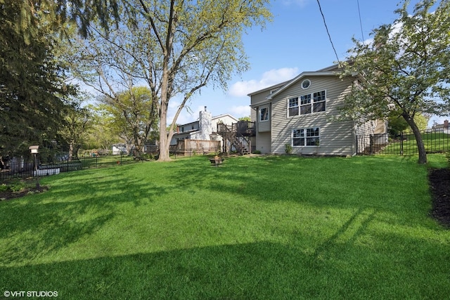 427 Dorset Pl, Glen Ellyn, IL 60137 - view of yard featuring stairs