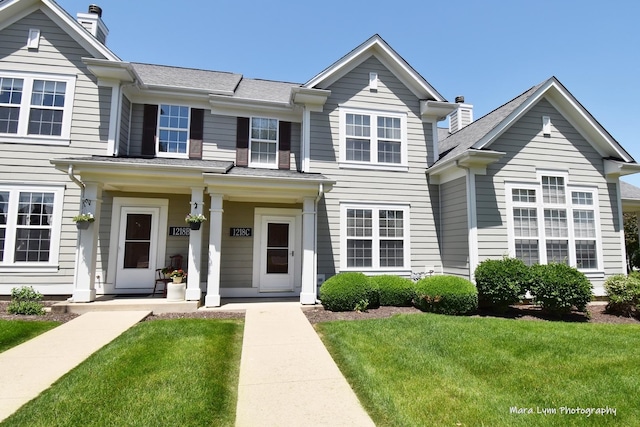 1218 Mariemont Rd Unit C, Sugar Grove, IL 60554 - townhome / multi-family property featuring a front lawn