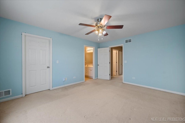 1218 Mariemont Rd Unit C, Sugar Grove, IL 60554 - unfurnished bedroom featuring light colored carpet, baseboards, and ensuite bathroom