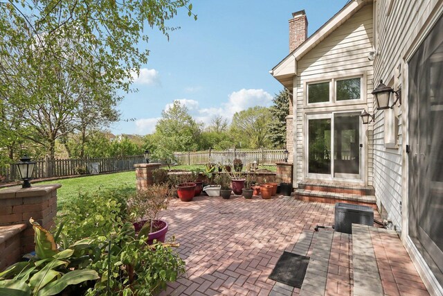 1337 E Thacker St, Schaumburg, IL 60173 - view of patio with entry steps