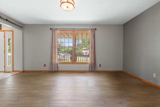 3739 Applewood Ln, Rockford, IL 61114 - empty room featuring wood finished floors and baseboards