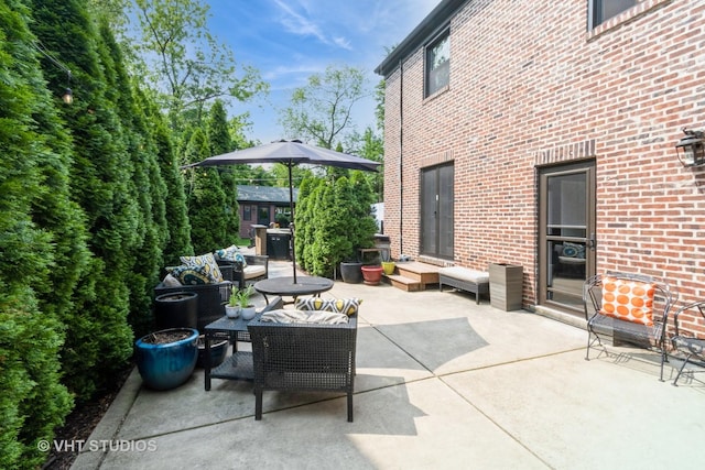 723 Gardner Rd, Flossmoor, IL 60422 - view of patio / terrace with an outdoor hangout area