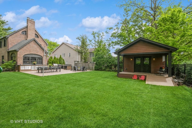 723 Gardner Rd, Flossmoor, IL 60422 - view of yard with a patio