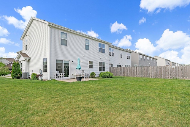 315 Maryland Ln, Pingree Grove, IL 60140 - rear view of property with central AC unit and a patio area
