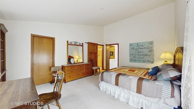 105 Grandview Ct, Volo, IL 60020 - carpeted bedroom featuring vaulted ceiling