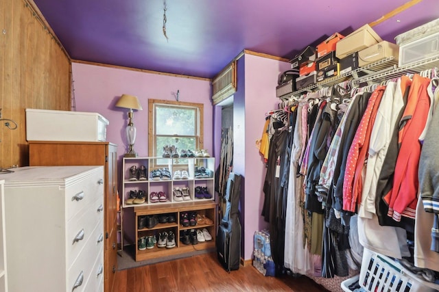 11537 S Neenah Ave, Worth, IL 60482 - walk in closet featuring wood finished floors