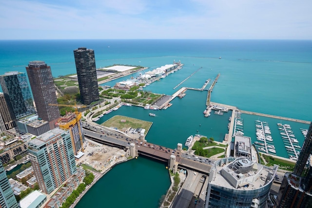 363 E Wacker Dr Unit 6106, Chicago, IL 60601 - drone / aerial view of a large body of water