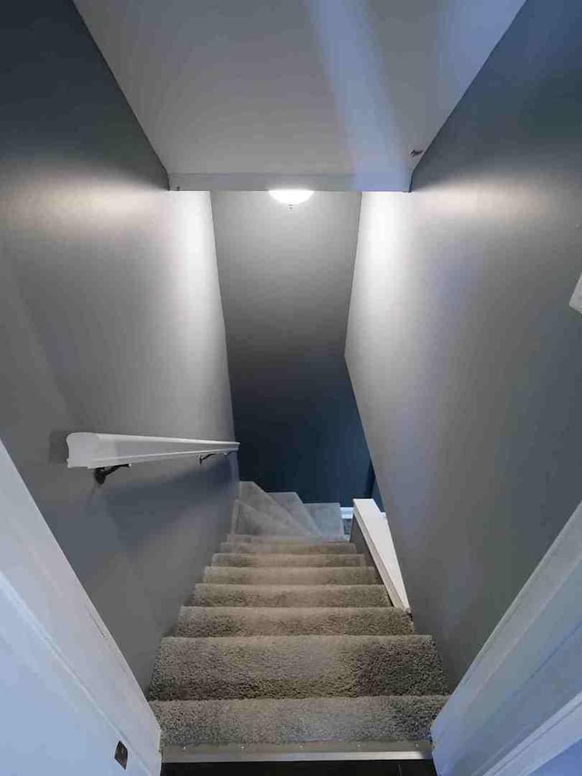 view of stairs