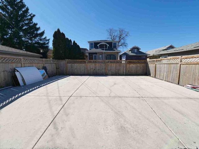 view of patio / terrace featuring a fenced backyard