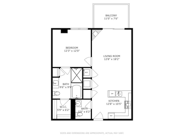 437 W N Ave Unit 404, Chicago, IL 60610 - view of room layout