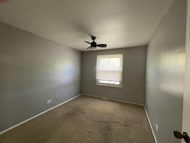 235 Lexington Dr, Bolingbrook, IL 60440 - unfurnished room featuring carpet flooring, ceiling fan, and baseboards