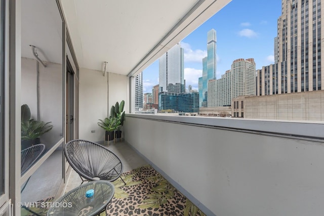 240 E Illinois St Unit 402, Chicago, IL 60611 - balcony featuring a view of skyline