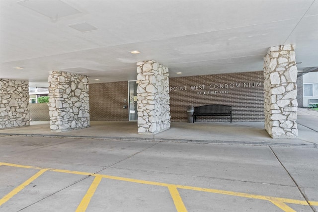 1331 S Finley Rd Unit 114, Lombard, IL 60148 - unfurnished living room featuring a fireplace