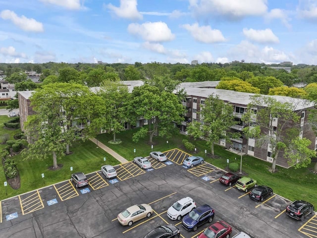 1331 S Finley Rd Unit 114, Lombard, IL 60148 - drone / aerial view of a tree filled landscape