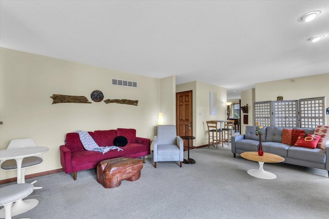 4008 Pinecrest Dr, Champaign, IL 61822 - carpeted living room with baseboards
