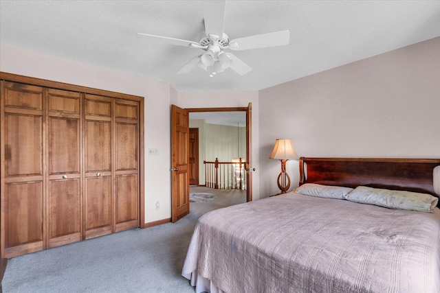 4008 Pinecrest Dr, Champaign, IL 61822 - carpeted bedroom with a ceiling fan and baseboards
