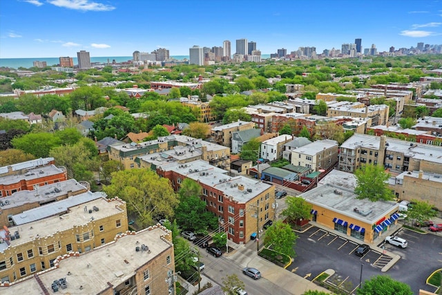 1637 W Columbia Ave Unit 3W, Chicago, IL 60626 - aerial view of city skyline