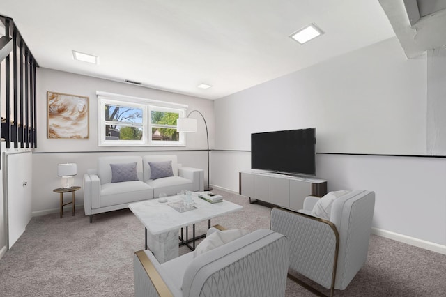 627 Raupp Blvd, Buffalo Grove, IL 60089 - living area with carpet flooring and baseboards